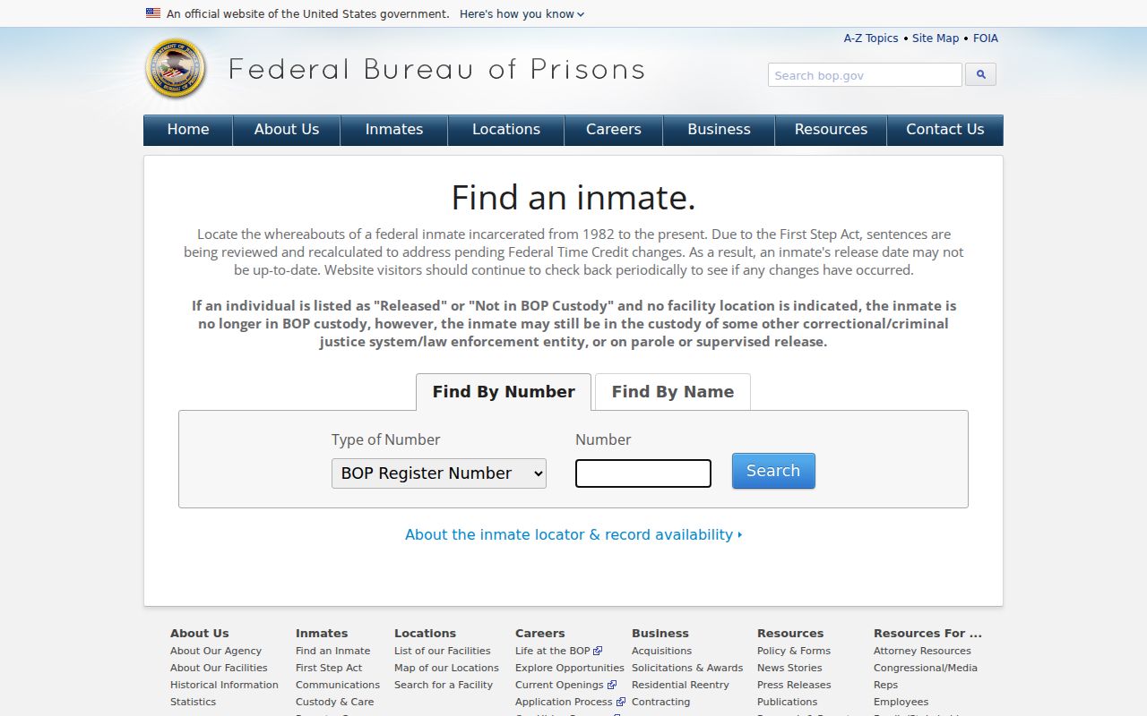 Hawkins County criminal history federal inmate locator